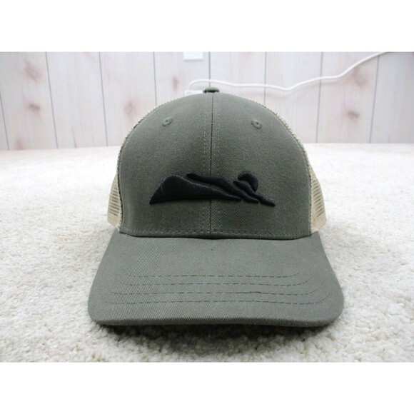 Edgevale Hat Cap Snap Back Adjustable One Size Gray Mountains Trucker Casual Men - Picture 1 of 10